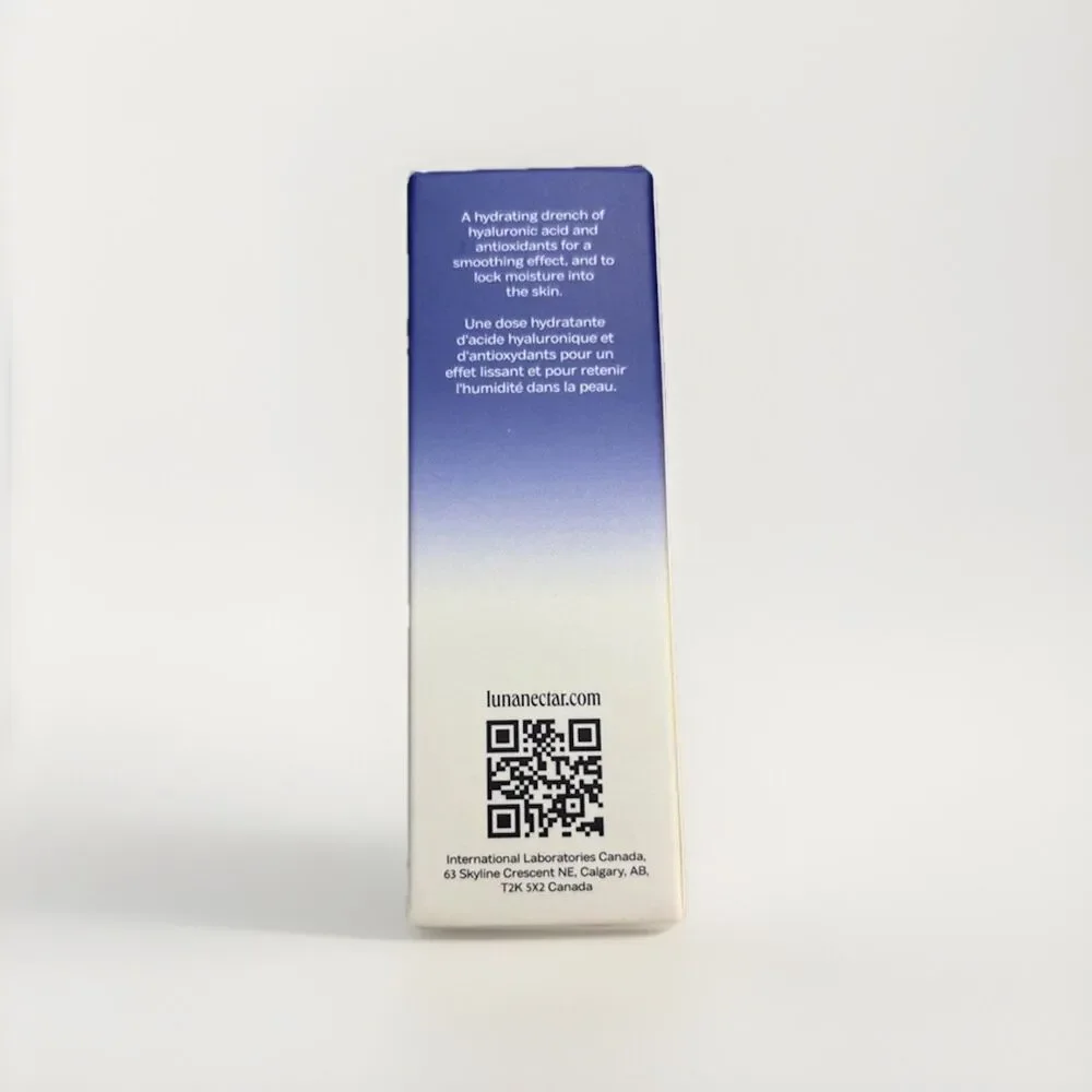 Luna Nectar Neptune Hydrate & Blur Hyaluronic Acid Serum - 1.01 Oz - NIB